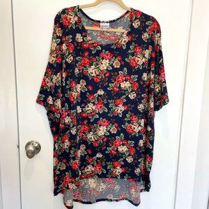 LulaRoe 3XL floral print tunic.